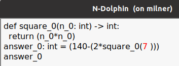 An image of the same python code but now highlighting a 7 within square_0(7)